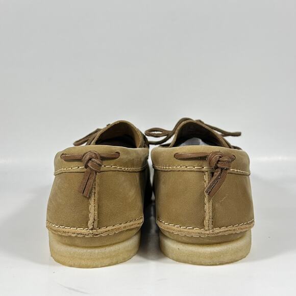 Clarks Originals Godney Mocc Men’s 8.5 – Tan Leather Crepe Sole (New w/ Box) - Picture 7 of 8